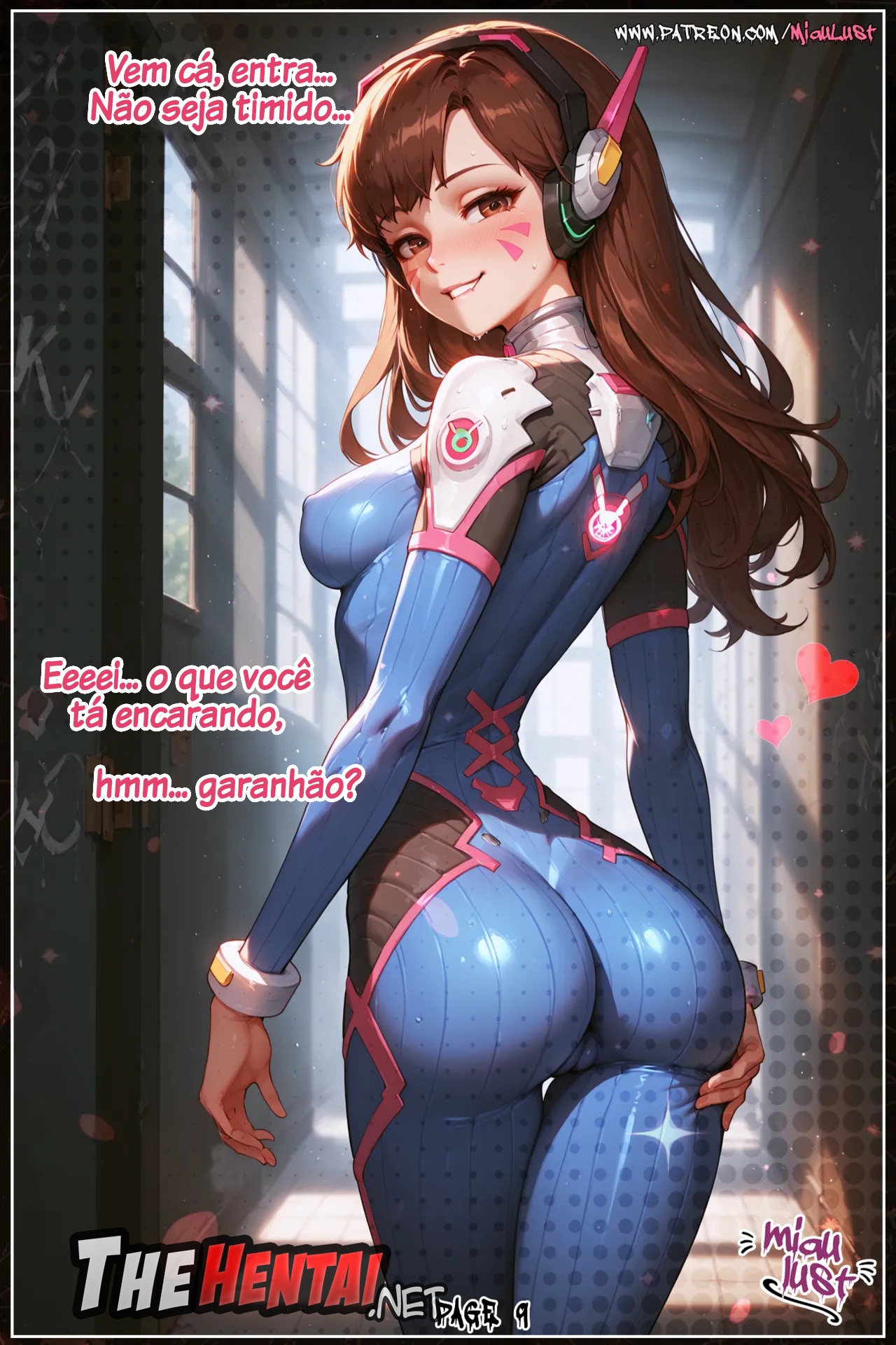 D.va From Overwatch In OVERSLUTS Hentai pt-br 11
