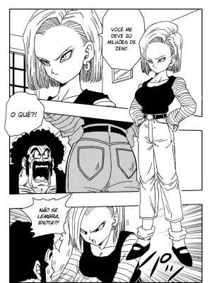 Dagon Ball: Mr. Satan vs Android N18 Hentai pt-br 03