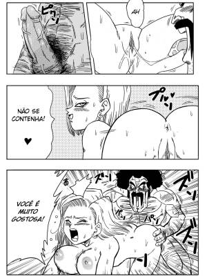 Dagon Ball: Mr. Satan vs Android N18 Hentai pt-br 09