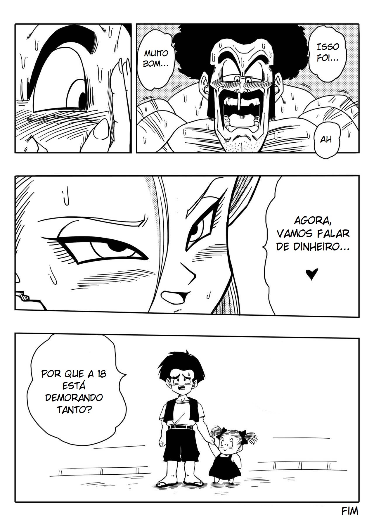 Dagon Ball: Mr. Satan vs Android N18 Hentai pt-br 14