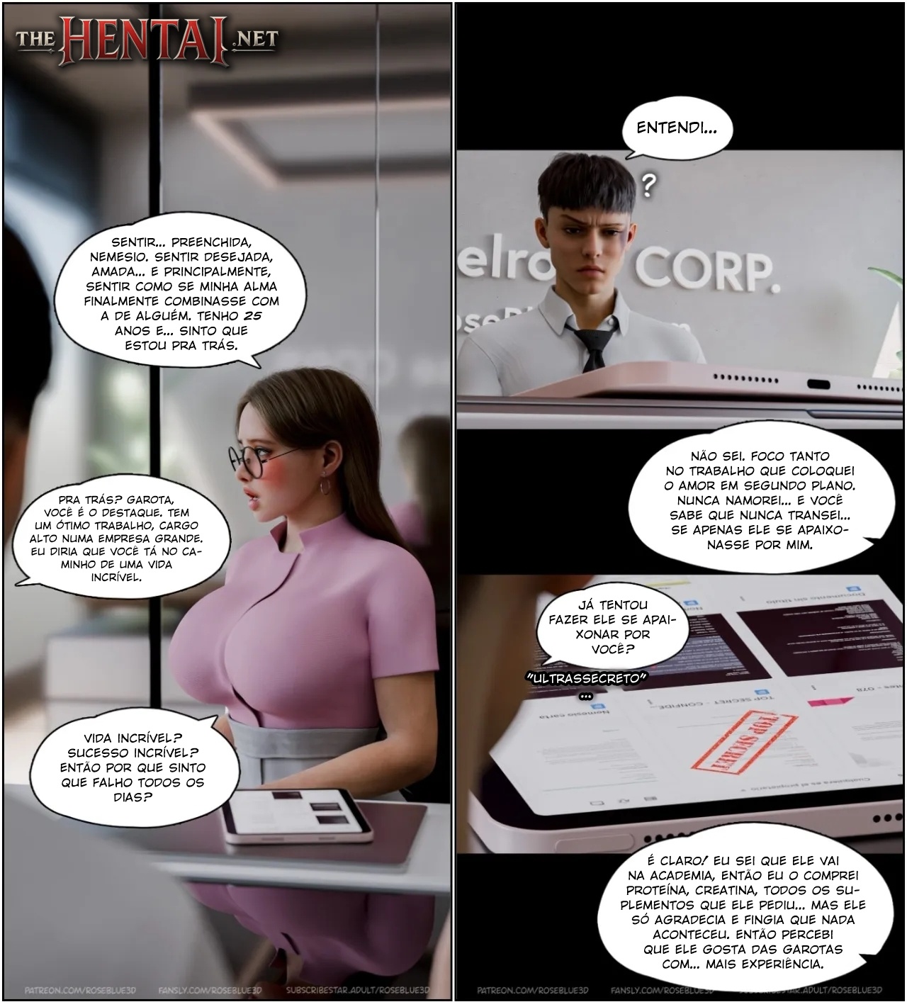 Dismissed By Rose Blue 3D Part 5 Hentai pt-br 21