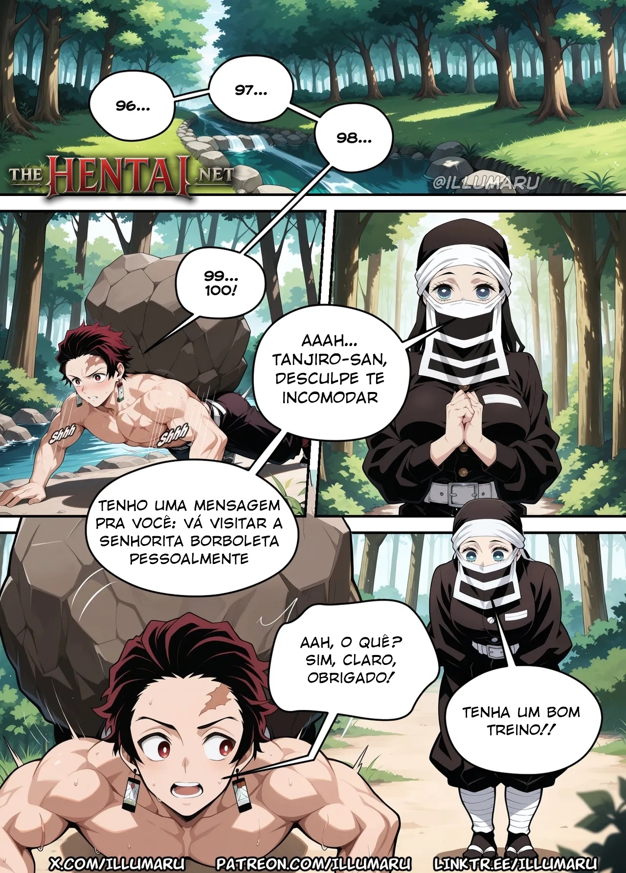 Hasira training: Shinobu Hentai pt-br 06