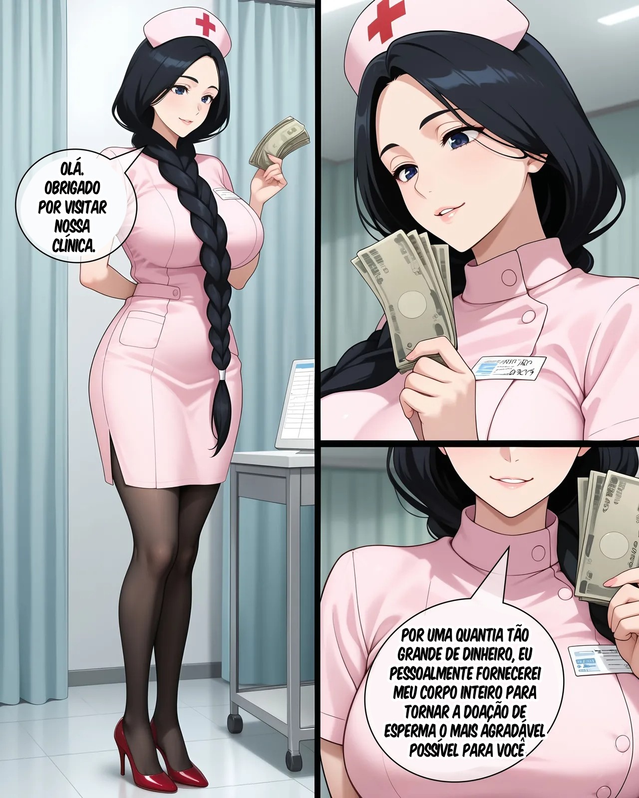 KARAKURA WHORES Part 2: Slutty Nurse Hentai pt-br 02