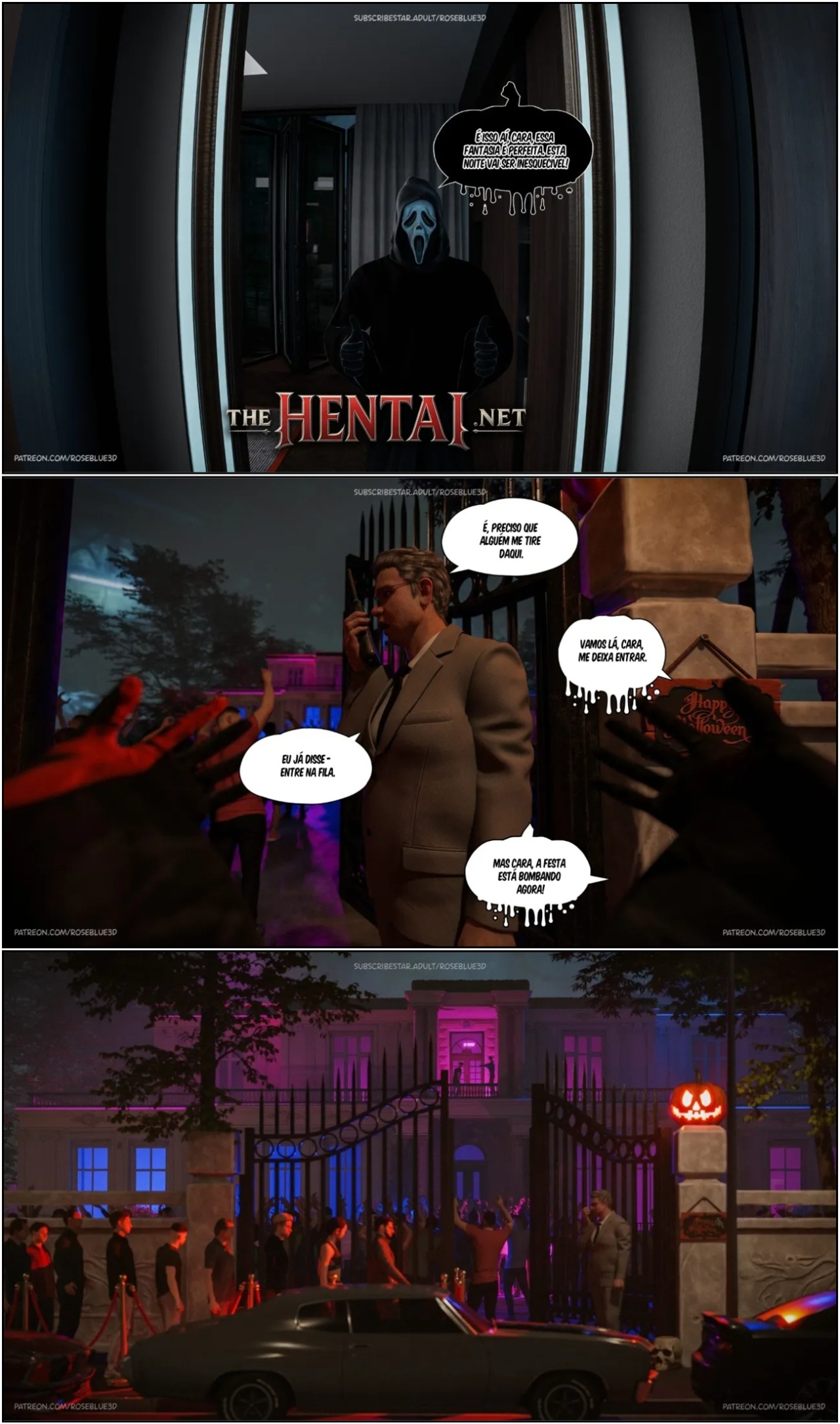 My Neighbor's Widow Part 47.5: Halloween Special Hentai pt-br 02