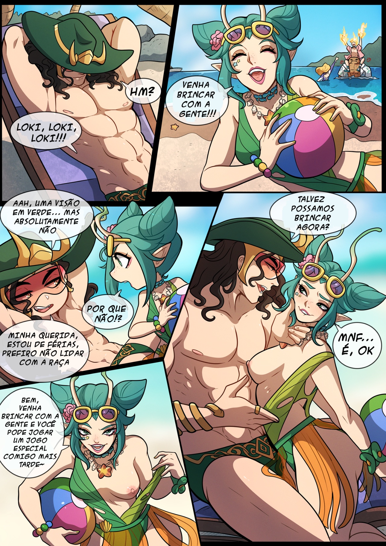 Sex On The Beach By Kinkymation Hentai pt-br 03