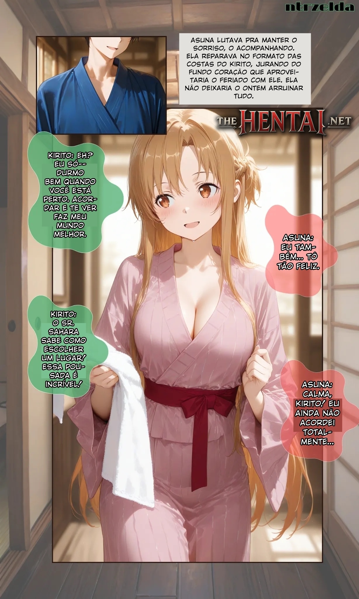 Sunset Inn Asuna: 3D2N+ Hentai pt-br 03