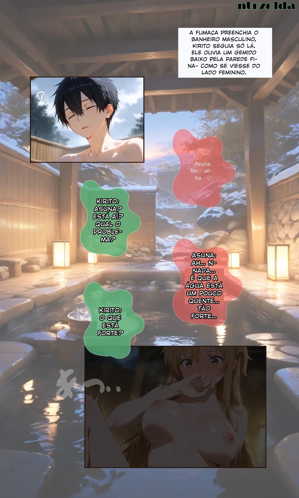 Sunset Inn Asuna: 3D2N+ Hentai pt-br 13