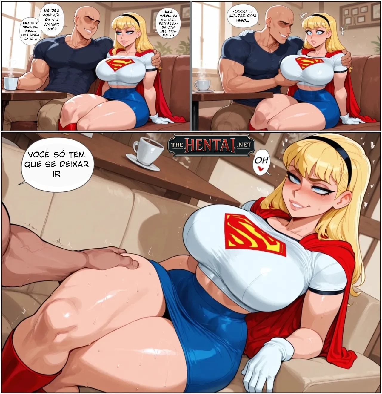 Supergirl x BWC Hentai pt-br 03