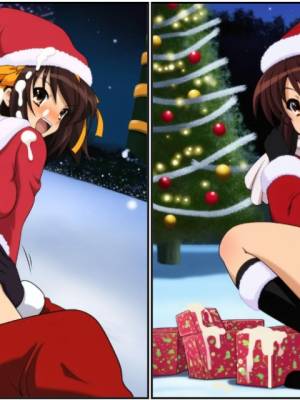 Suzumiya Haruhi And The Milky White Of Christmas Hentai pt-br 20