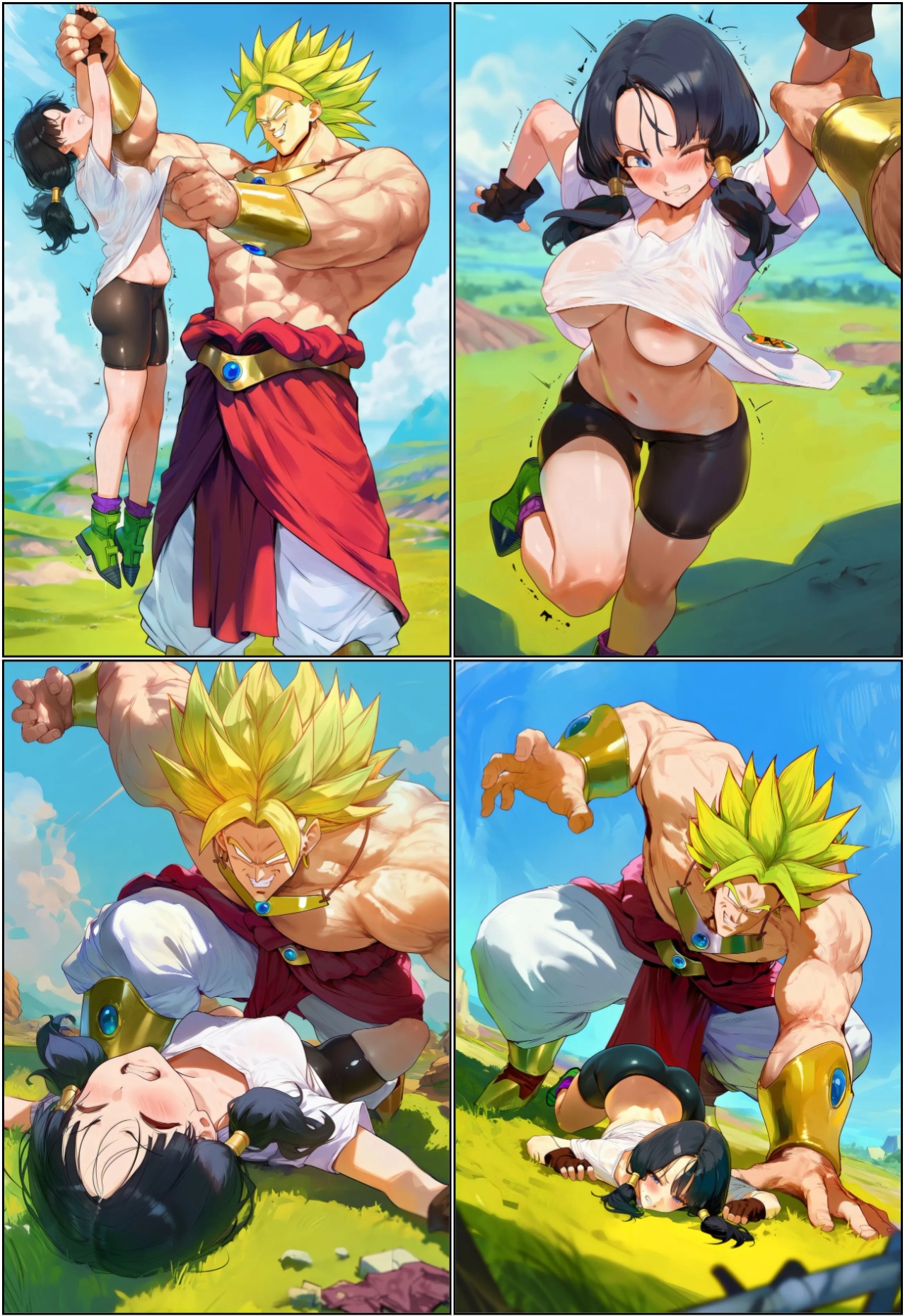 Videl x Broly Hentai pt-br 02