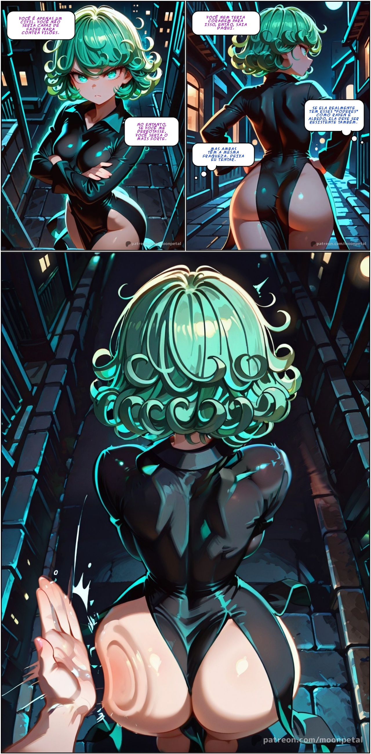 Wanna Make a Bet? Part 10: Tatsumaki And Fubuki Hentai pt-br 03