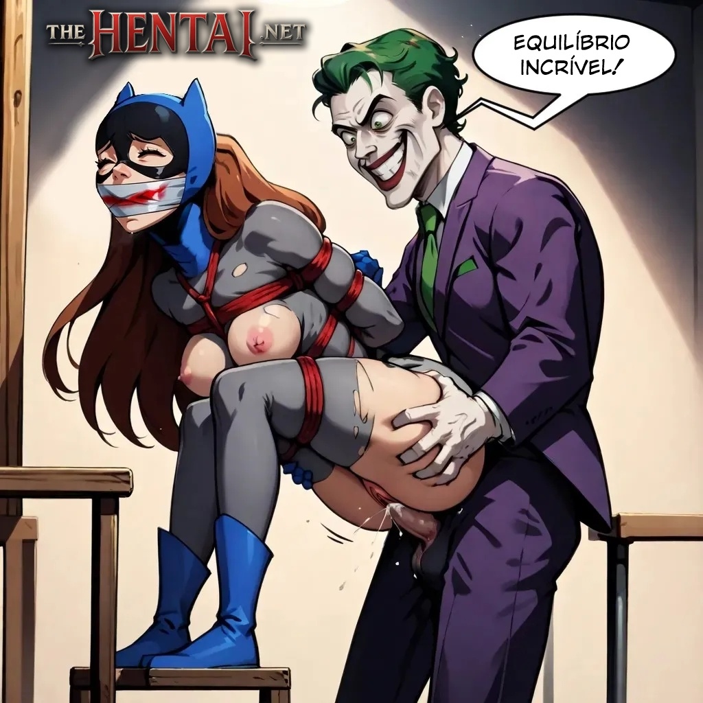 Batgirl And The Joker Hentai pt-br 21