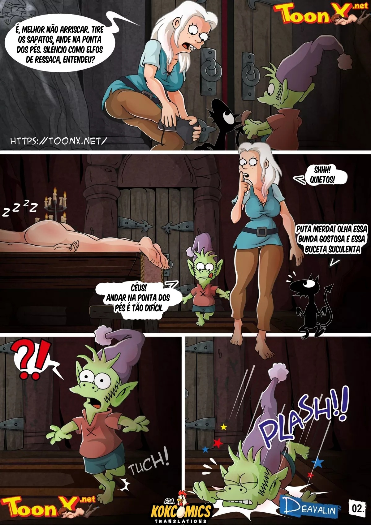 Disenchantment By Deavalin  Hentai pt-br 03