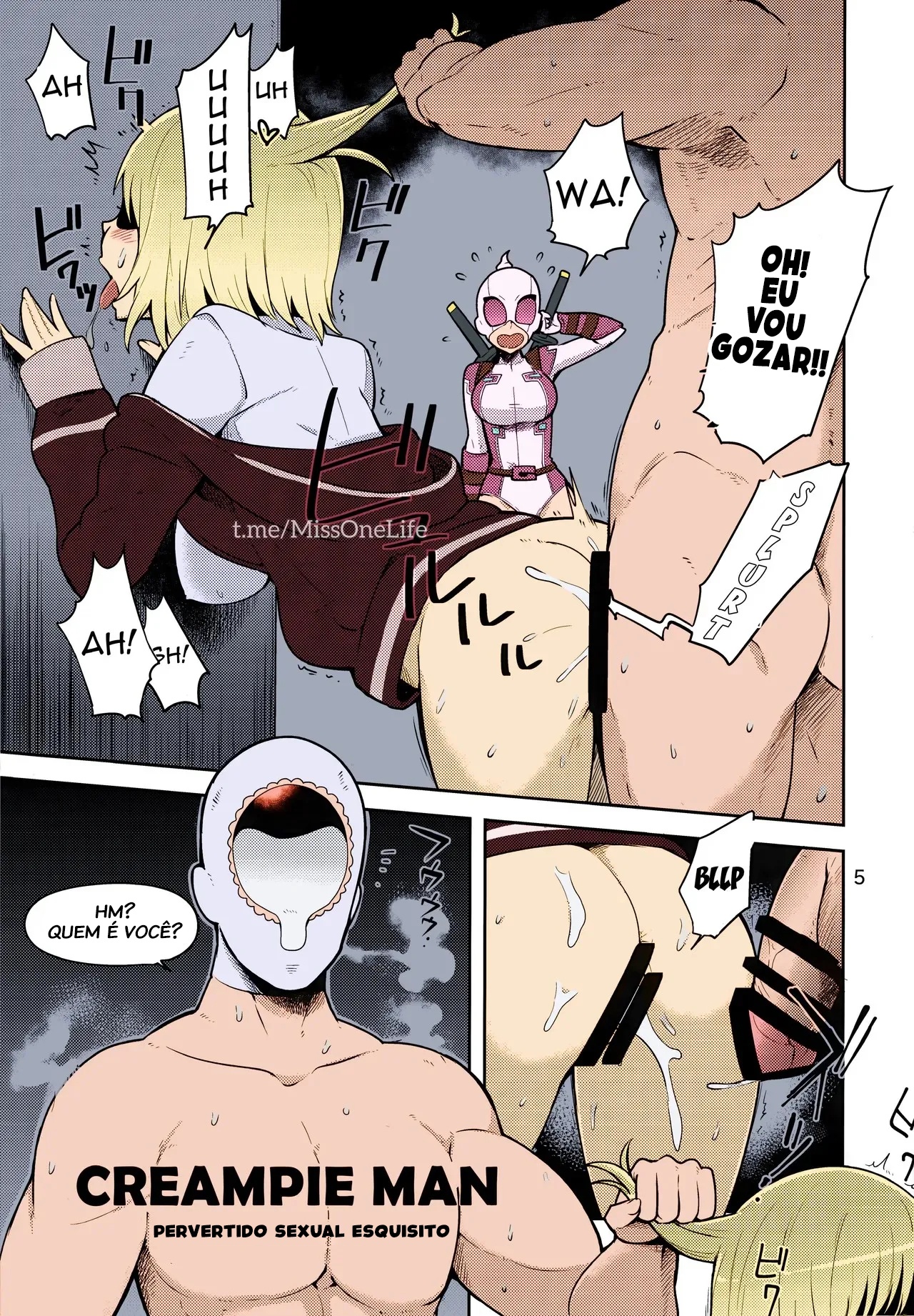 Gwenpool (Jumping Into an Indecent World) Hentai pt-br 05