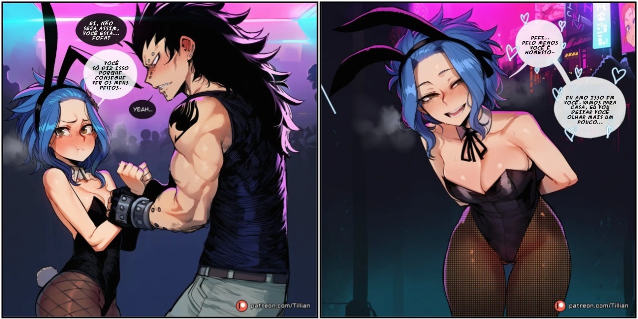 Levy Mcgarden x Gajeel Redfox  Hentai pt-br 03