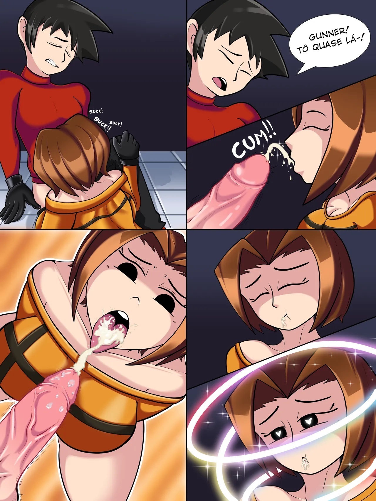 Mii Gunner x Mii Brawler Hentai pt-br 04