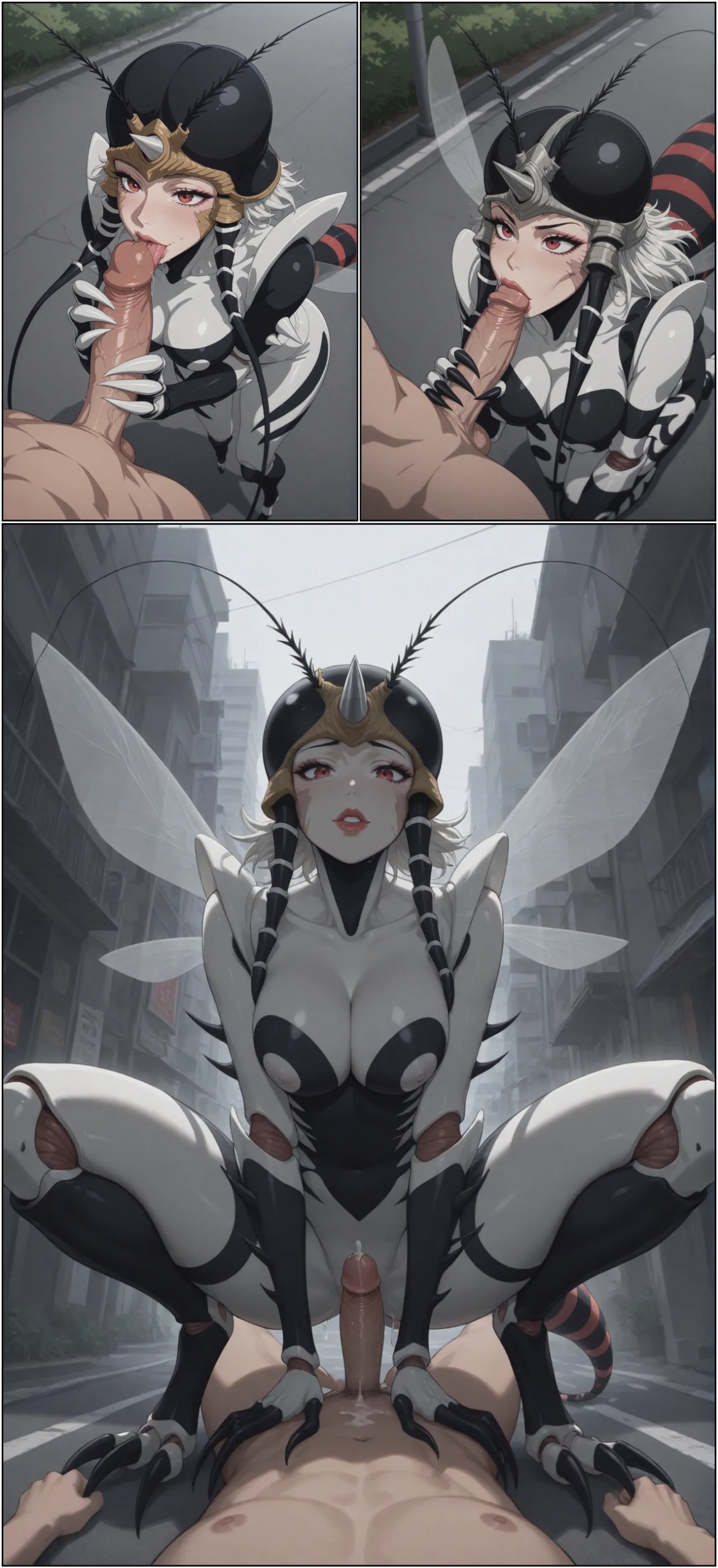 Mosquito Girl Attacks… Saitama Responds! Hentai pt-br 05