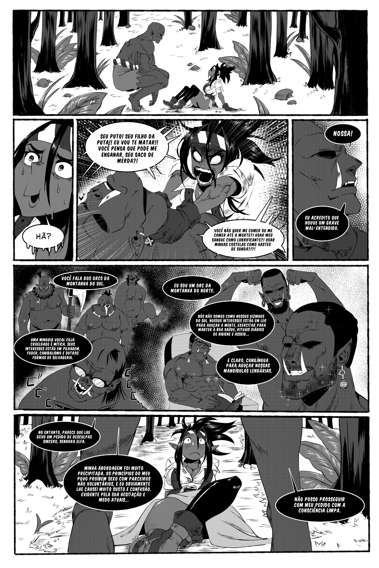 Orc Of The Northern Mountain Hentai pt-br 08
