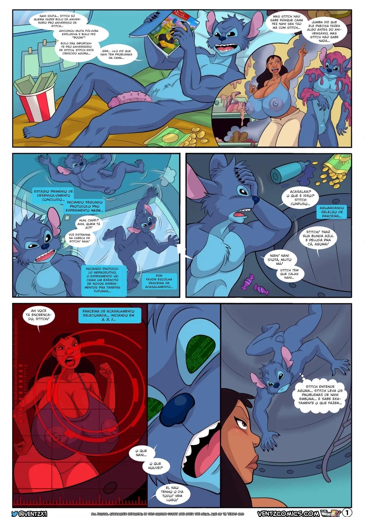 Stitch's New Glitch Hentai pt-br 02