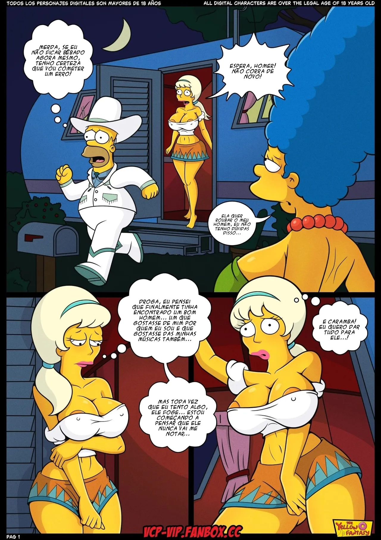 The Yellow Fantasy Part 19: Marge's Revenge Hentai pt-br 02