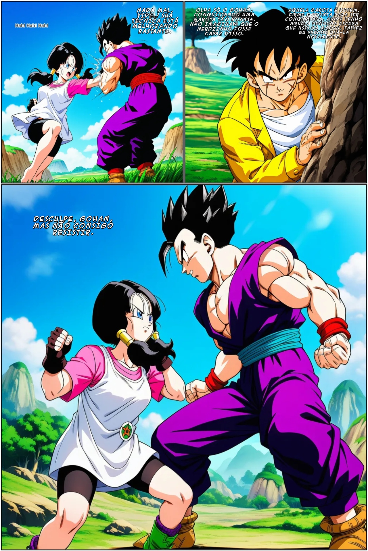 Videl's Training Session Hentai pt-br 02