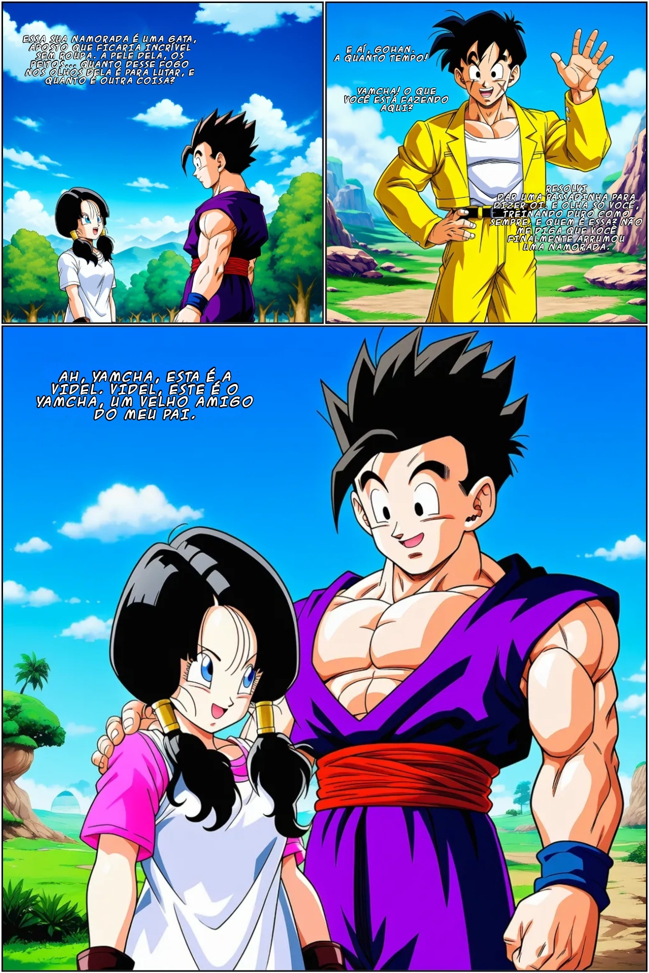 Videl's Training Session Hentai pt-br 03