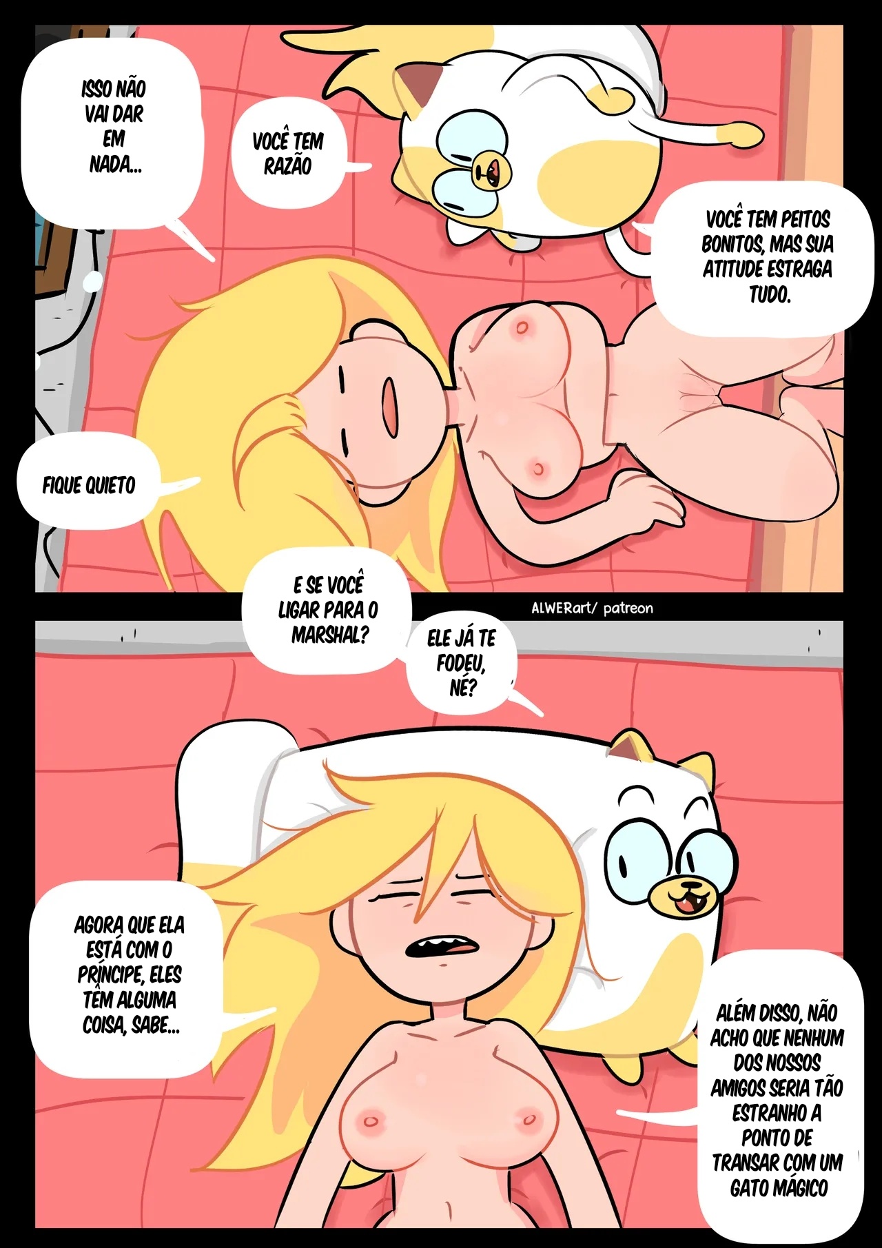 Fionna And Cake: A New Job Hentai pt-br 09