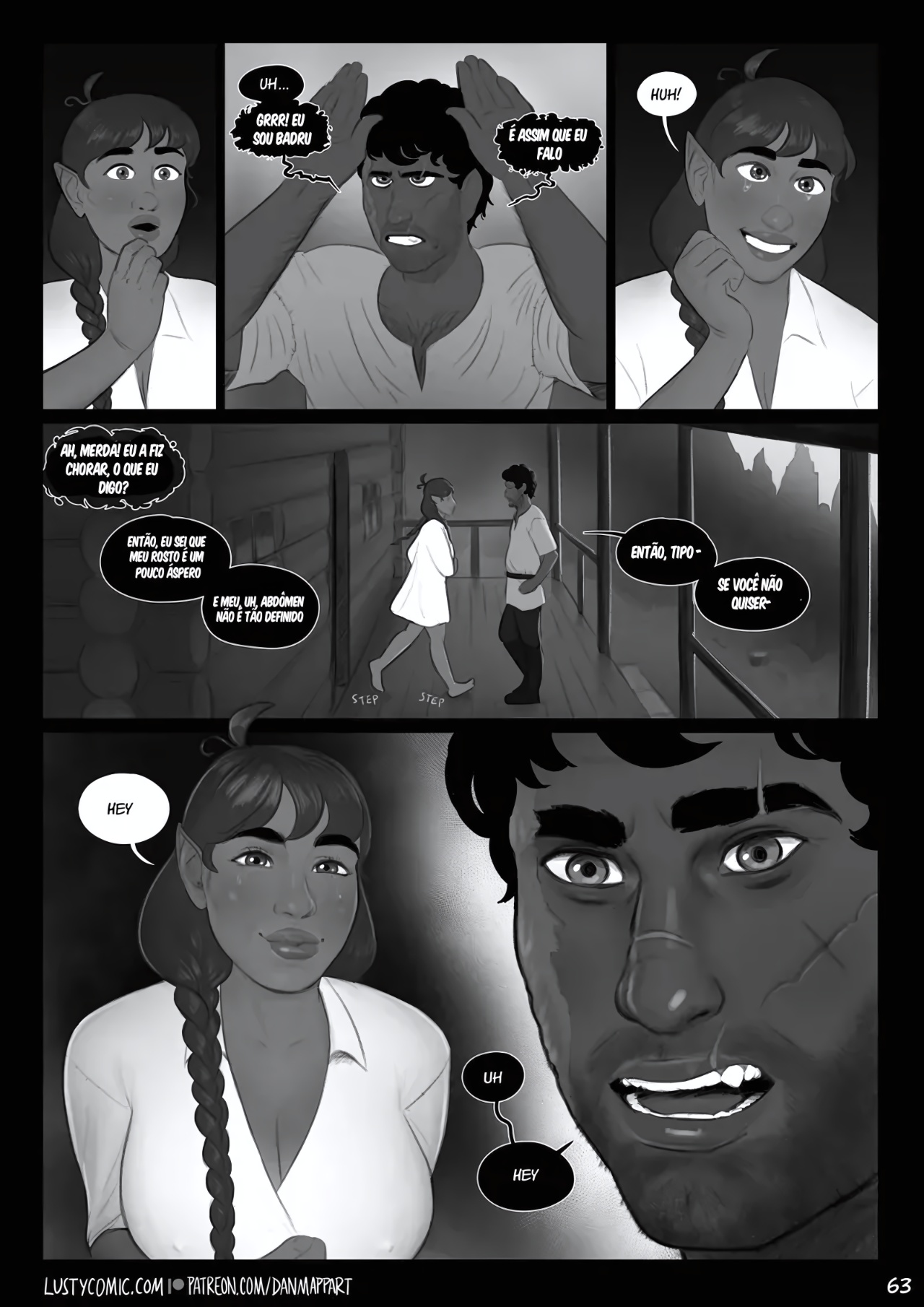 Lusty And The Big Bad Werewolf  Hentai pt-br 61