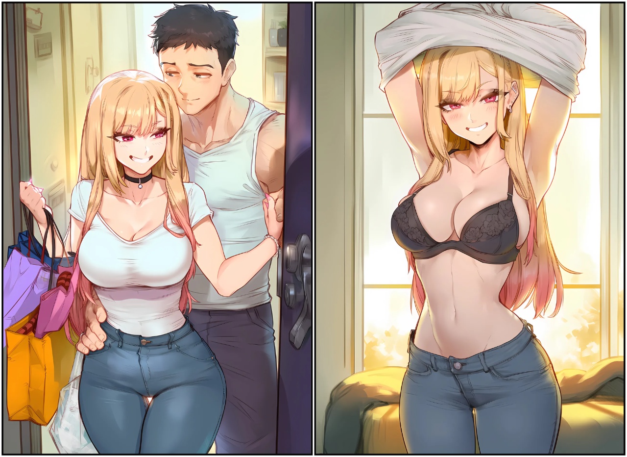 Marin's Shopping Haul Hentai pt-br 02