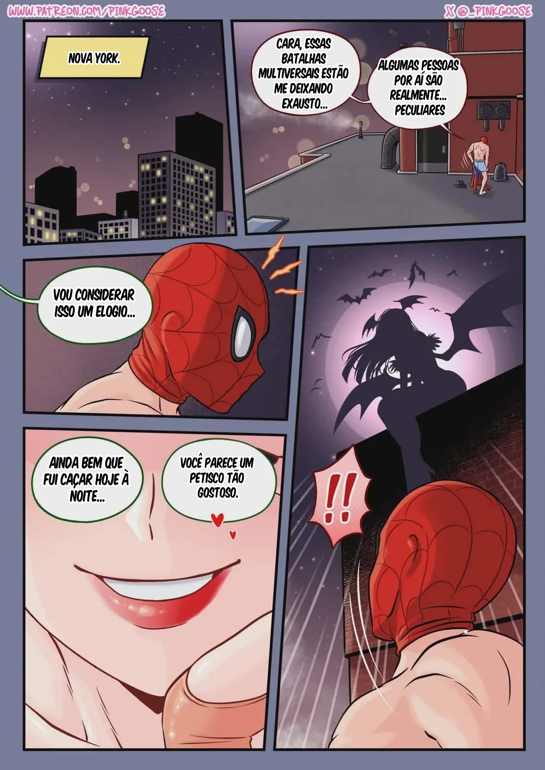 Morrigan x Spidey Hentai pt-br 02