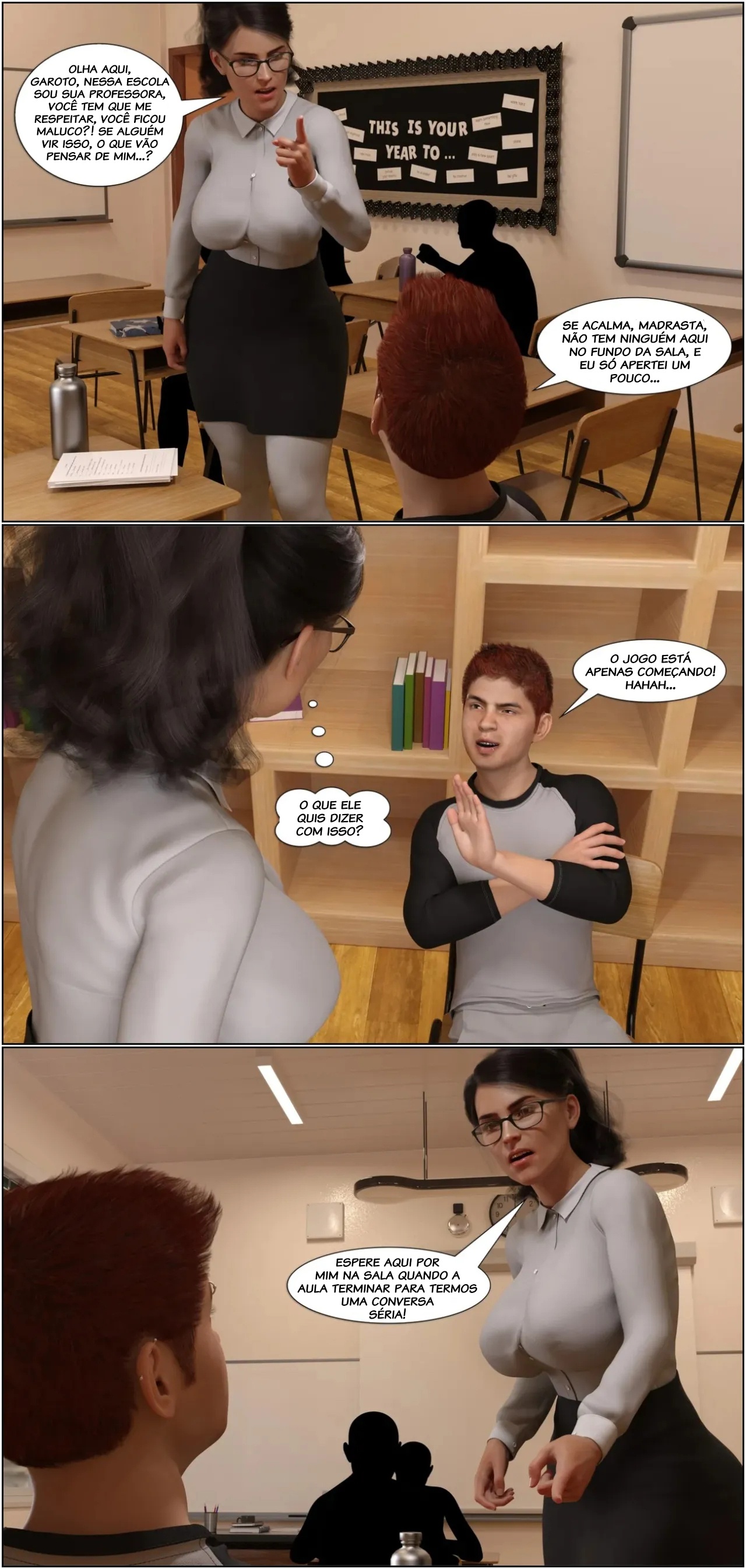 My Teacher Is My StepMom Hentai pt-br 46
