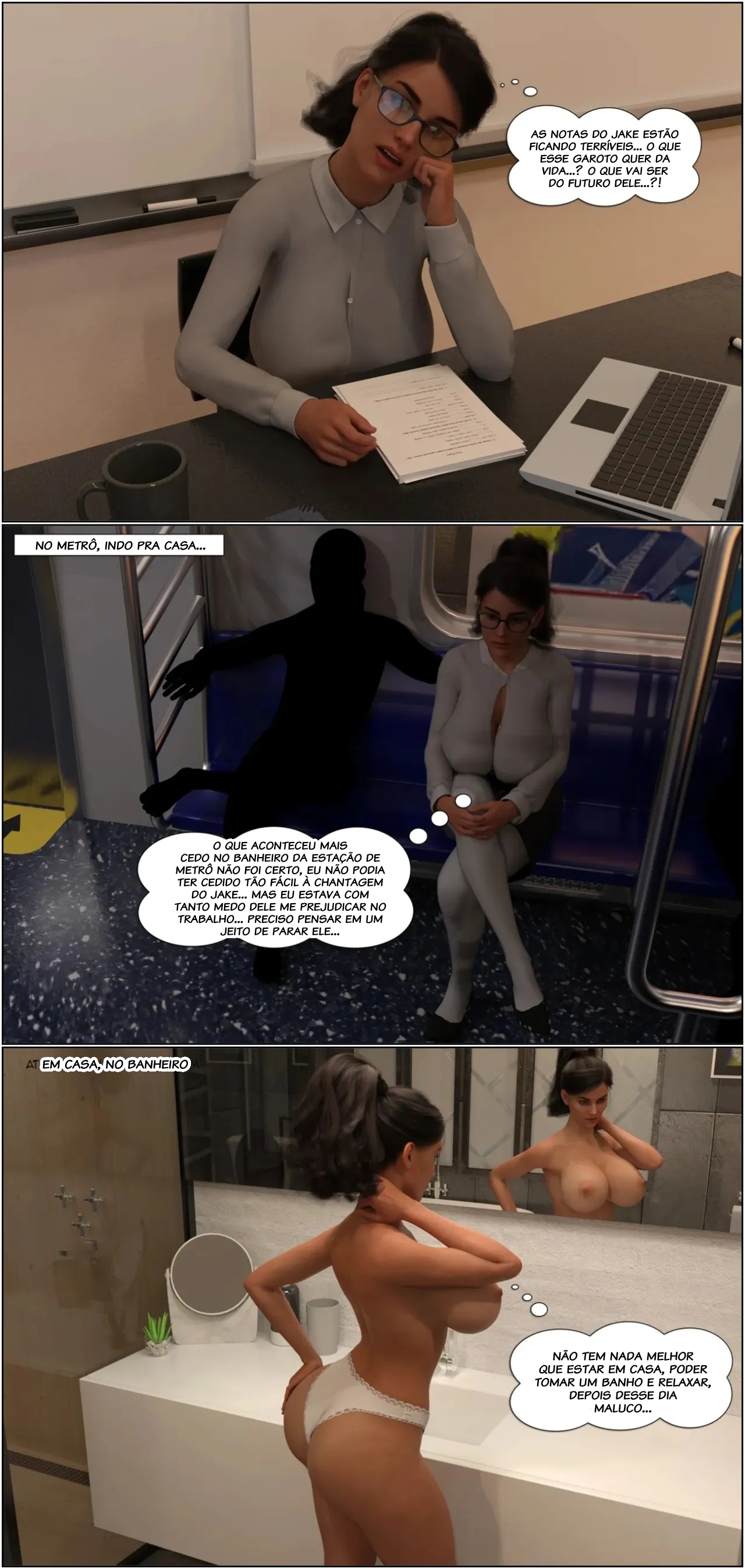 My Teacher Is My StepMom Hentai pt-br 51