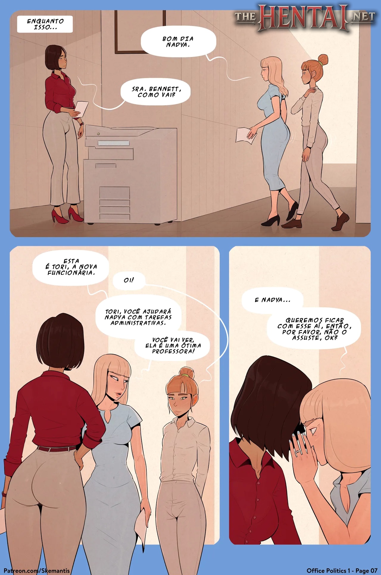 Office Politics By Skemantis Hentai pt-br 07