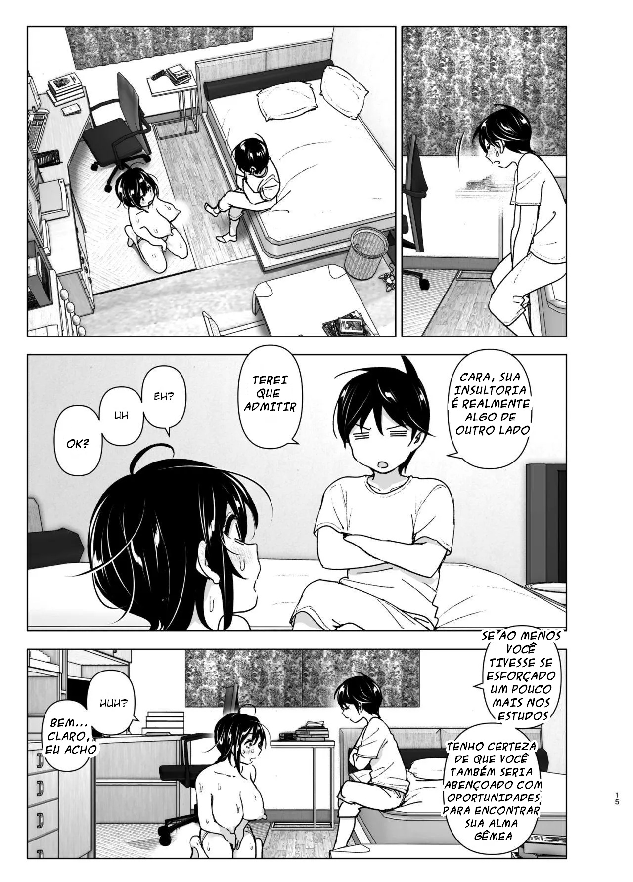 Older Sister And Complaint Listening Younger Brother Hentai pt-br 14