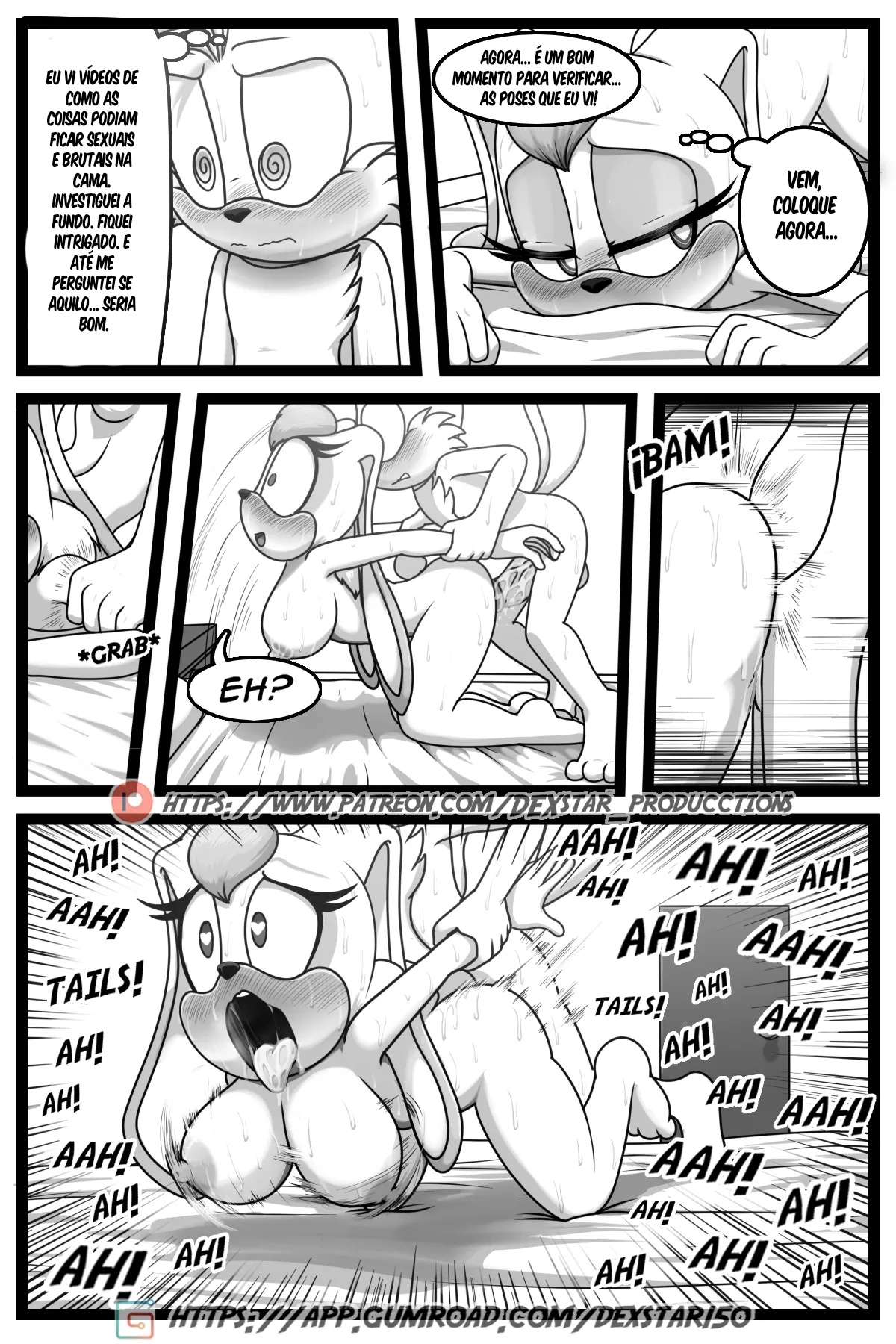 PLEASE FUCK ME: Tail x Cream Hentai pt-br 17