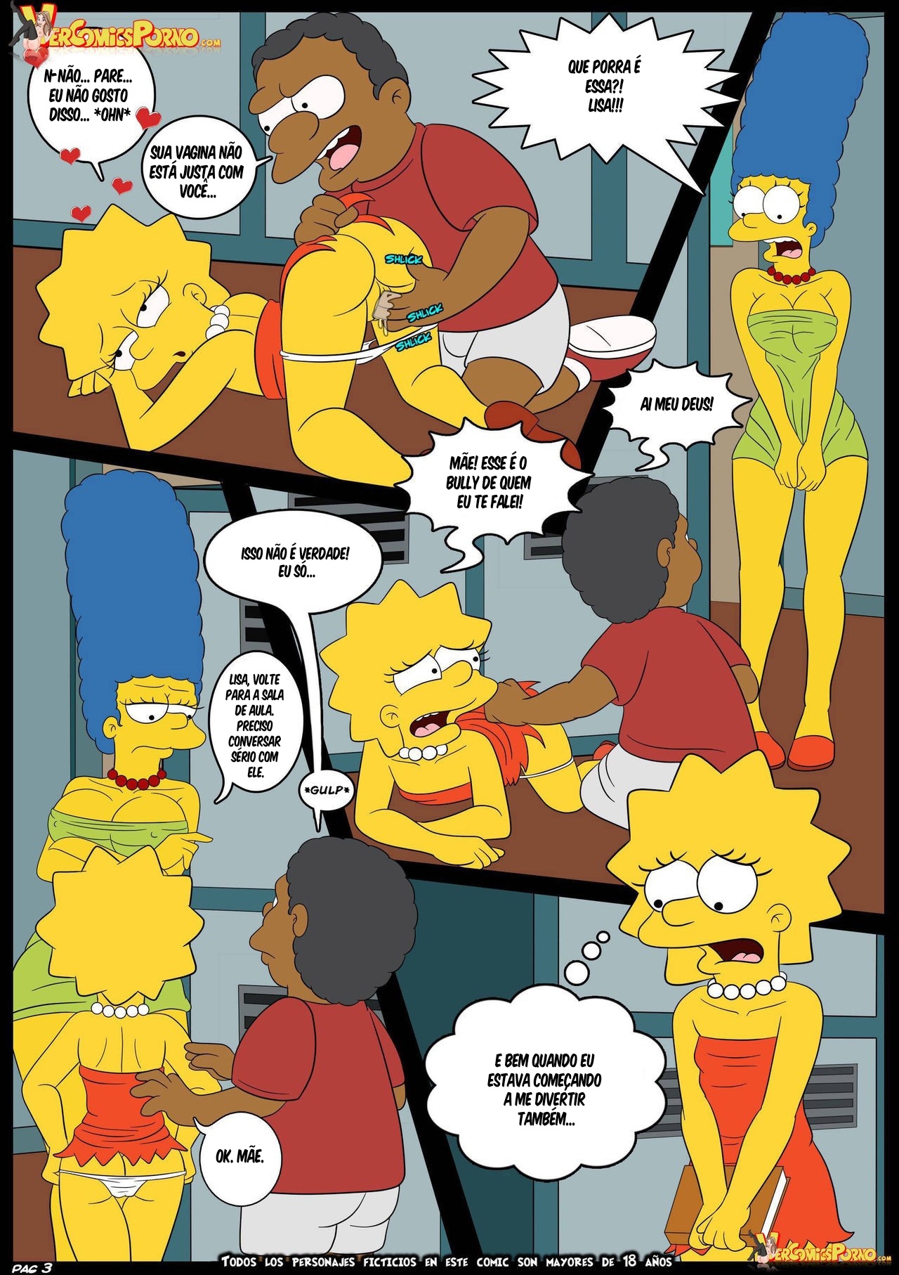 The Simpsons: Love For The Bully Hentai pt-br 04