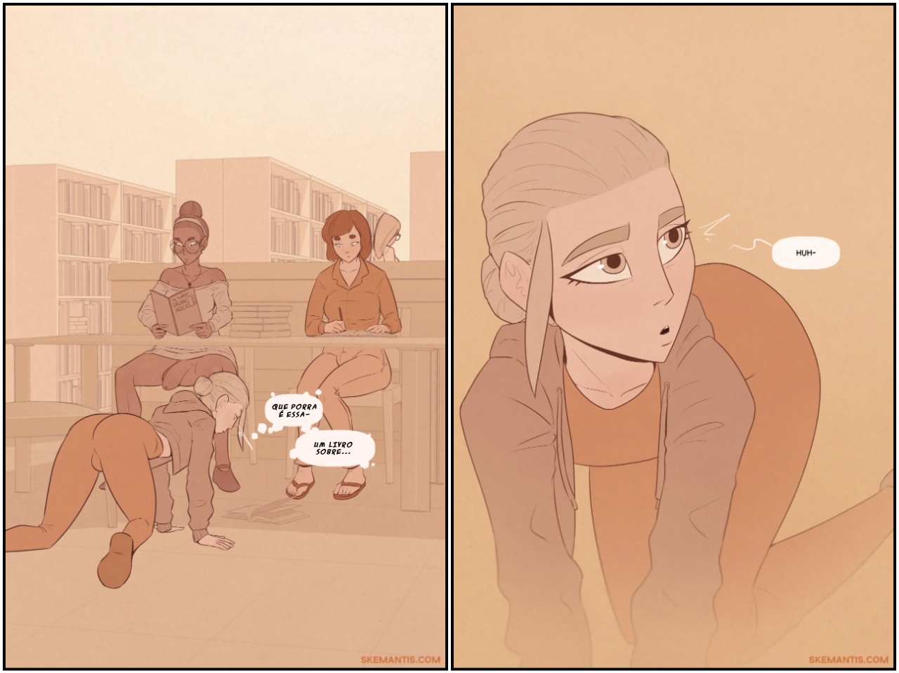 Tyler At The Library Hentai pt-br 02