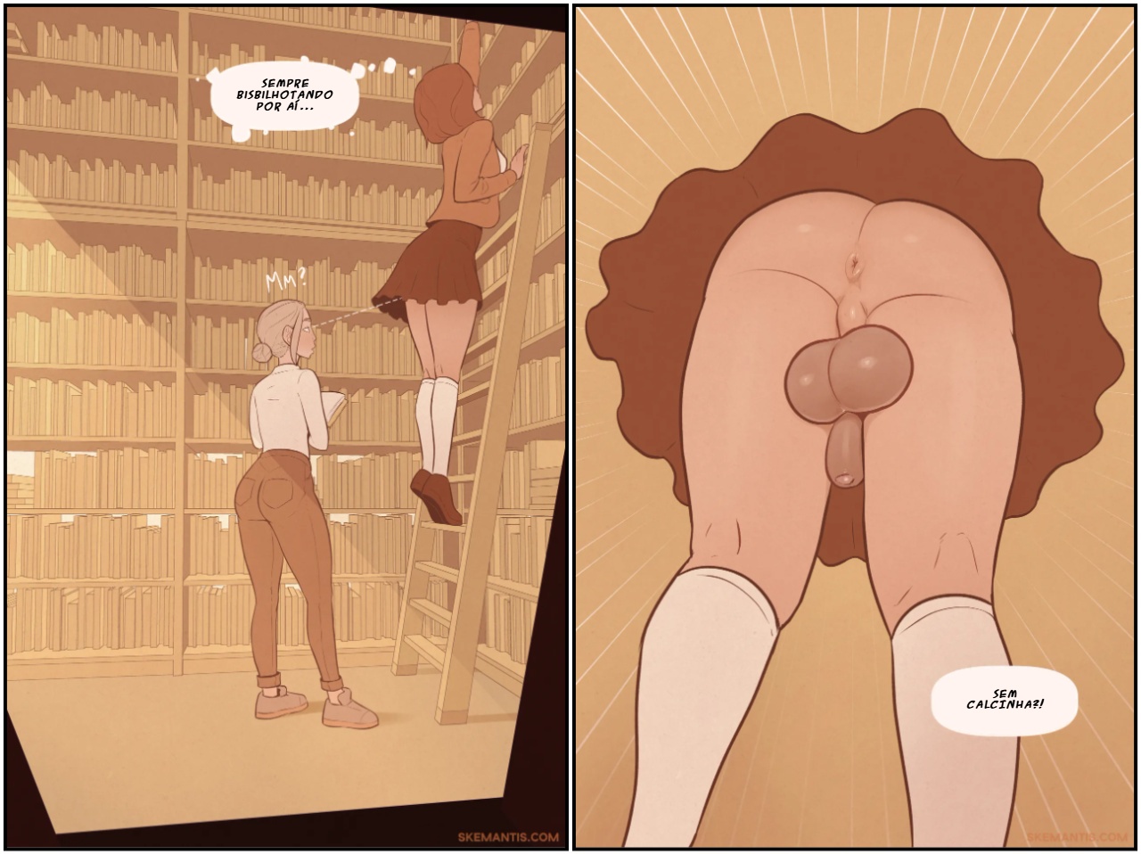 Tyler At The Library Hentai pt-br 12