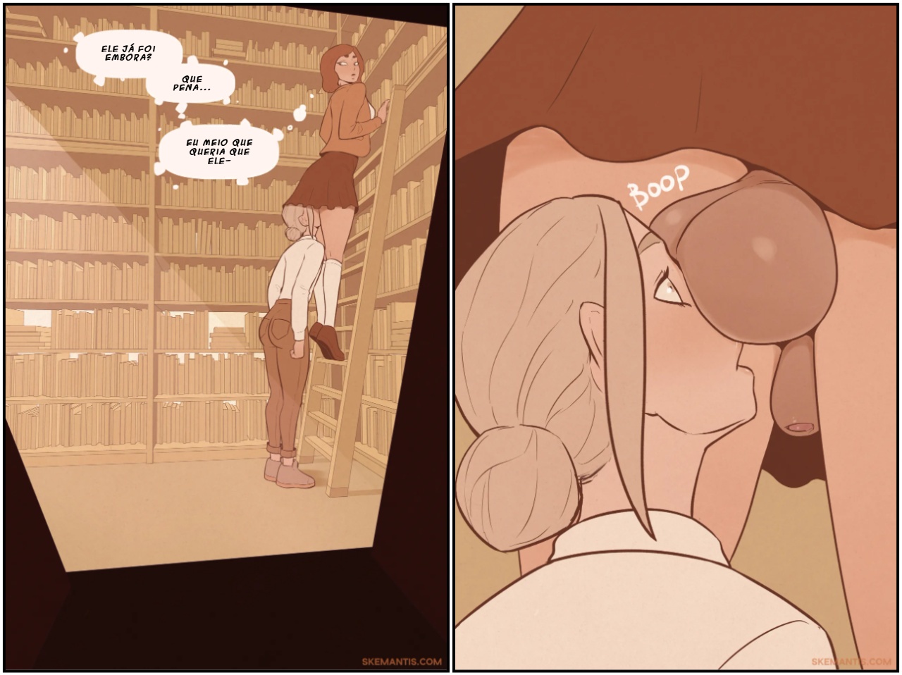 Tyler At The Library Hentai pt-br 14