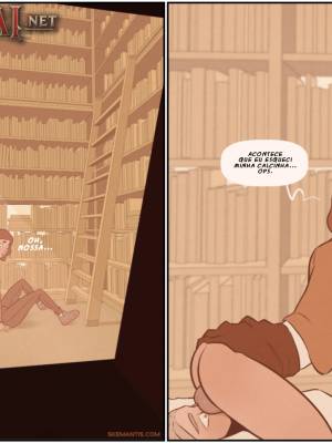 Tyler At The Library Hentai pt-br 16
