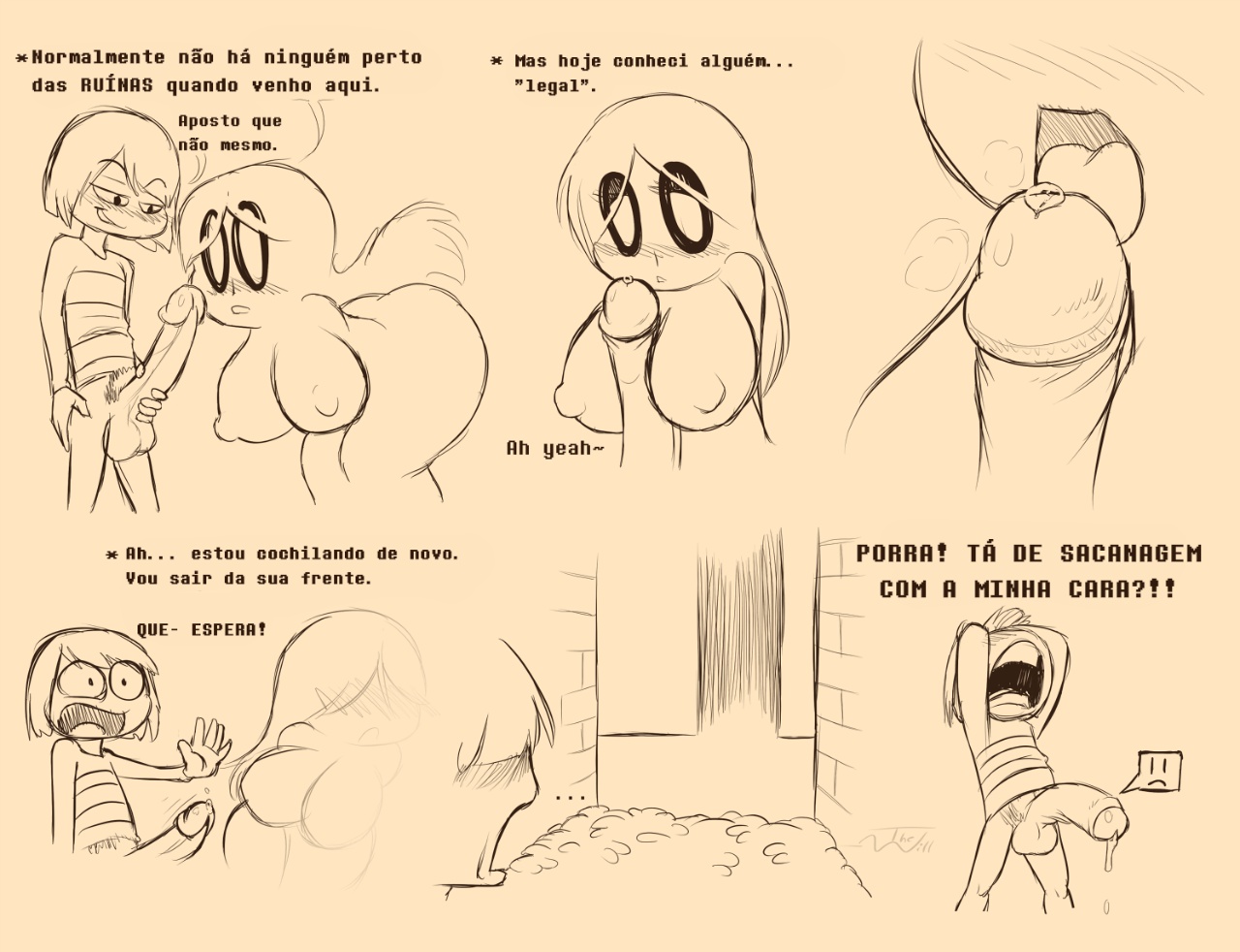 Under(her)tail: Monster-Girl Edition Hentai pt-br 11