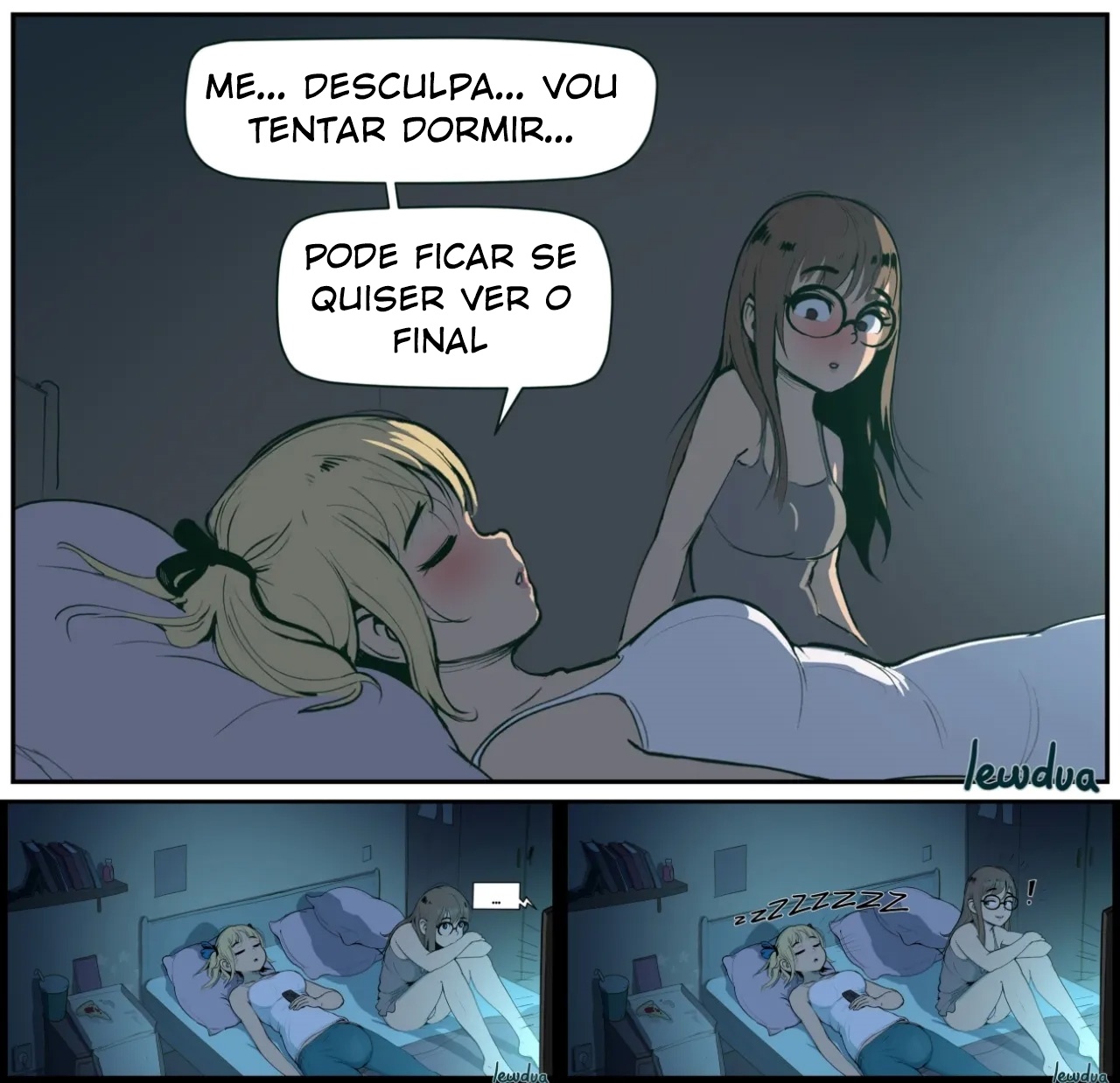 Watching a Series: Nessie and Karen Hentai pt-br 04