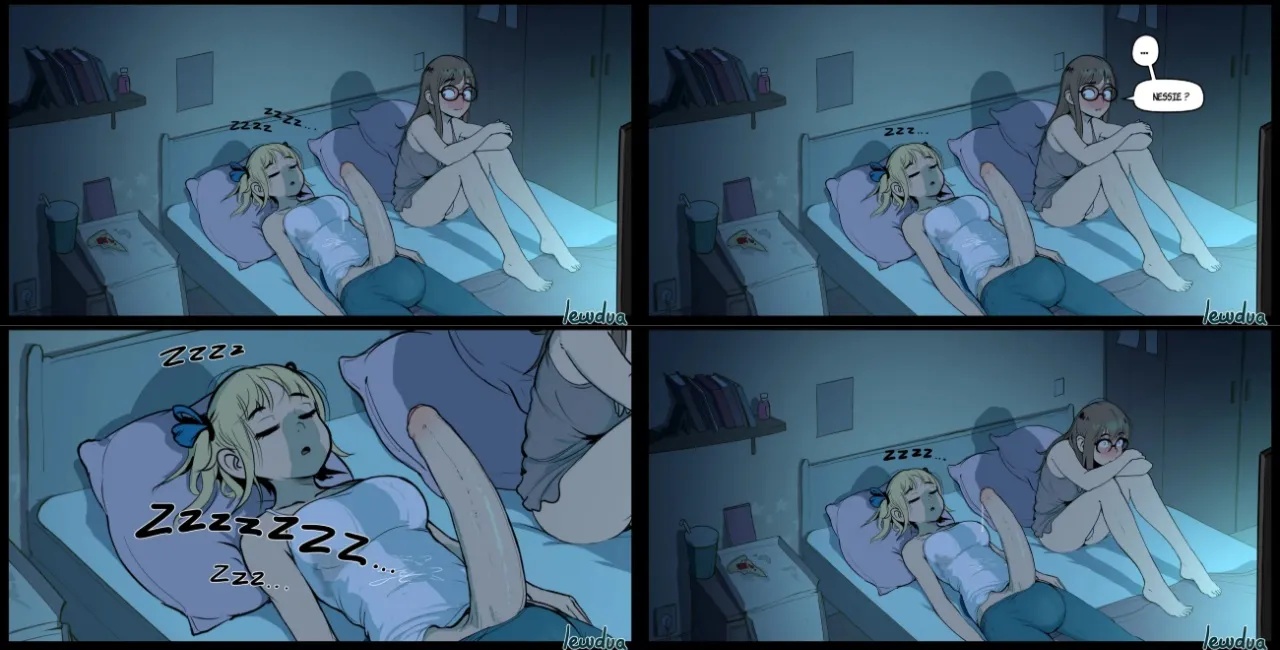 Watching a Series: Nessie and Karen Hentai pt-br 09