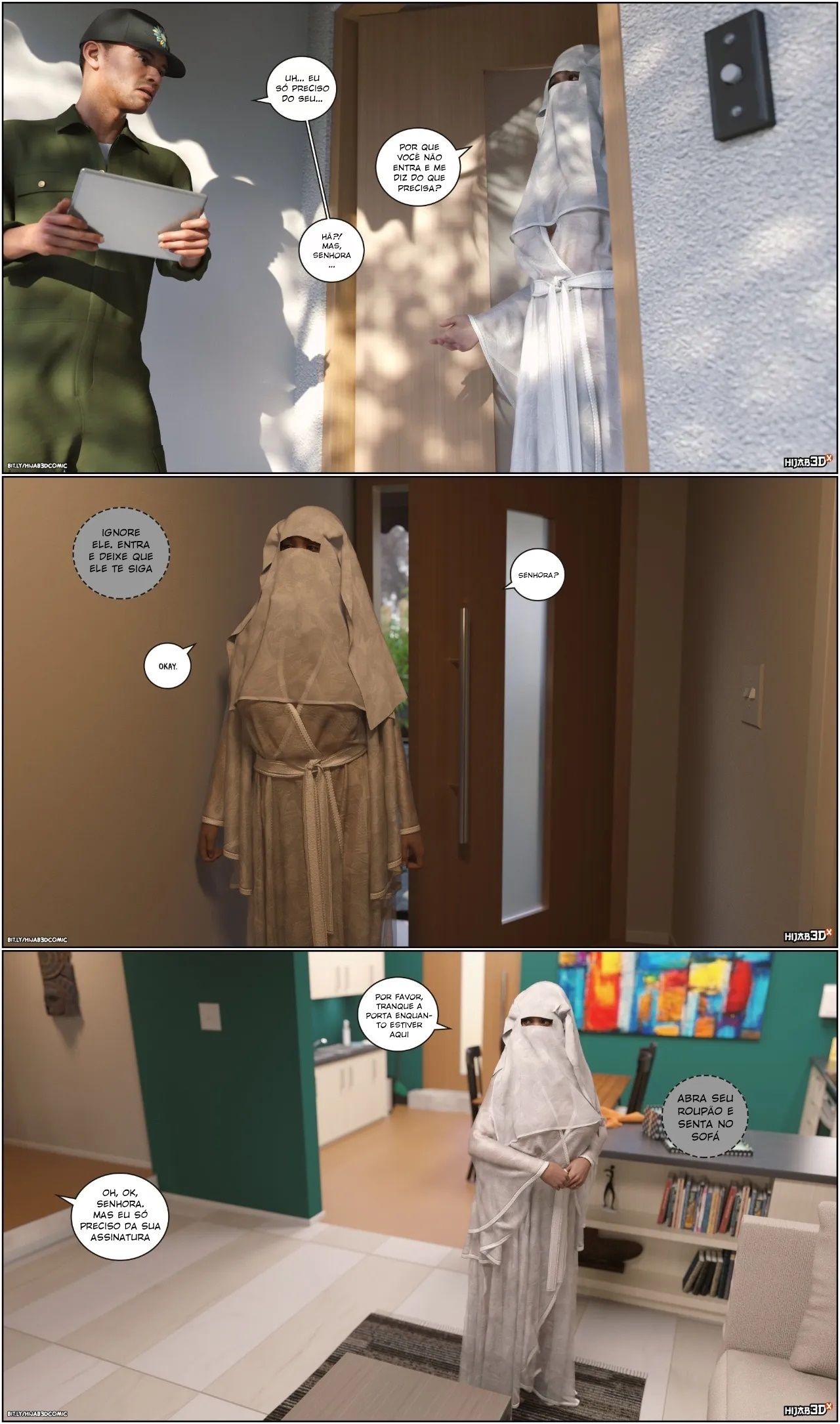 10 AM By Hijab 3DX Part 5 Hentai pt-br 16