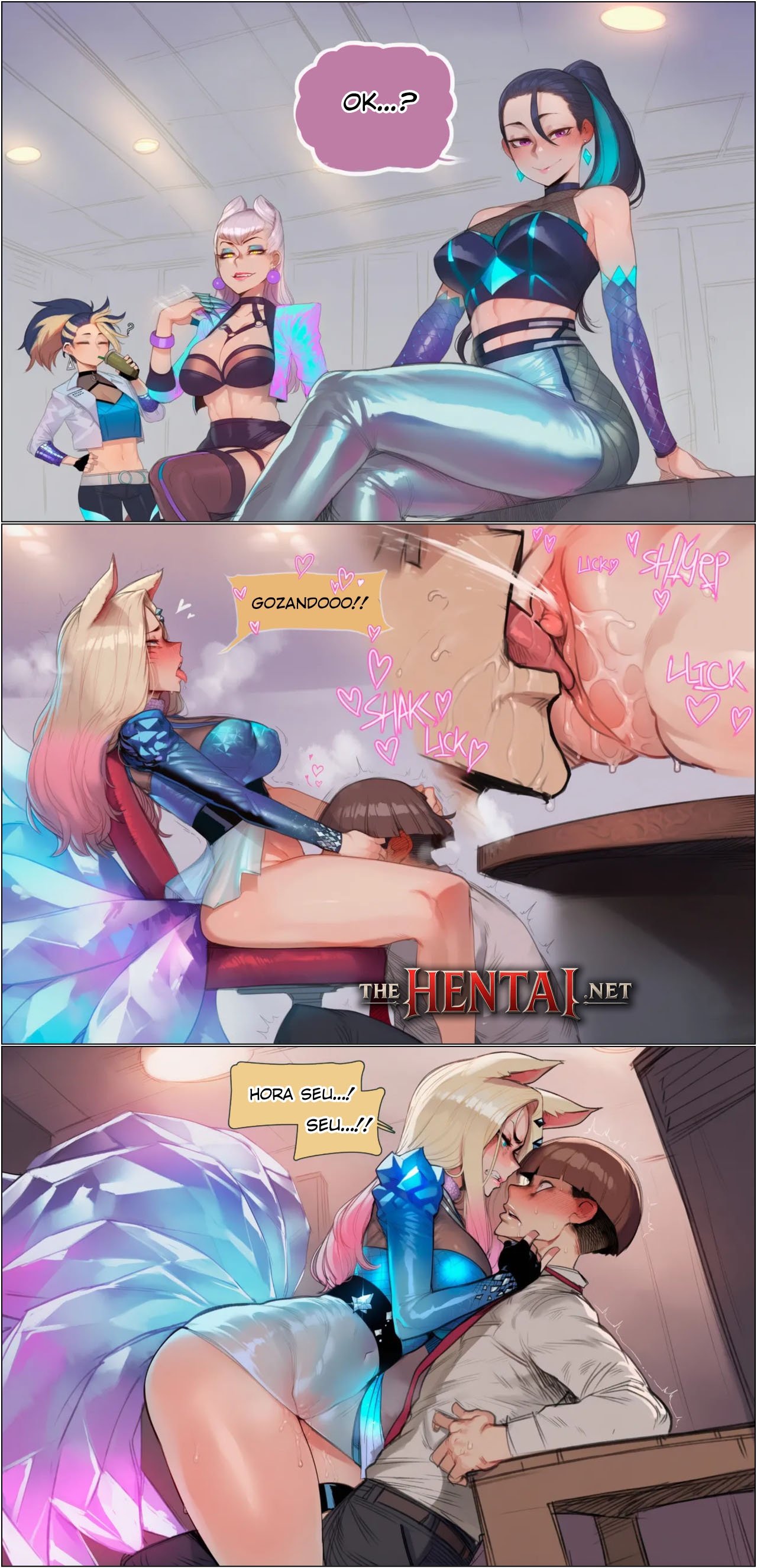 Ahri And Her Annoying Super Fan Hentai pt-br 07