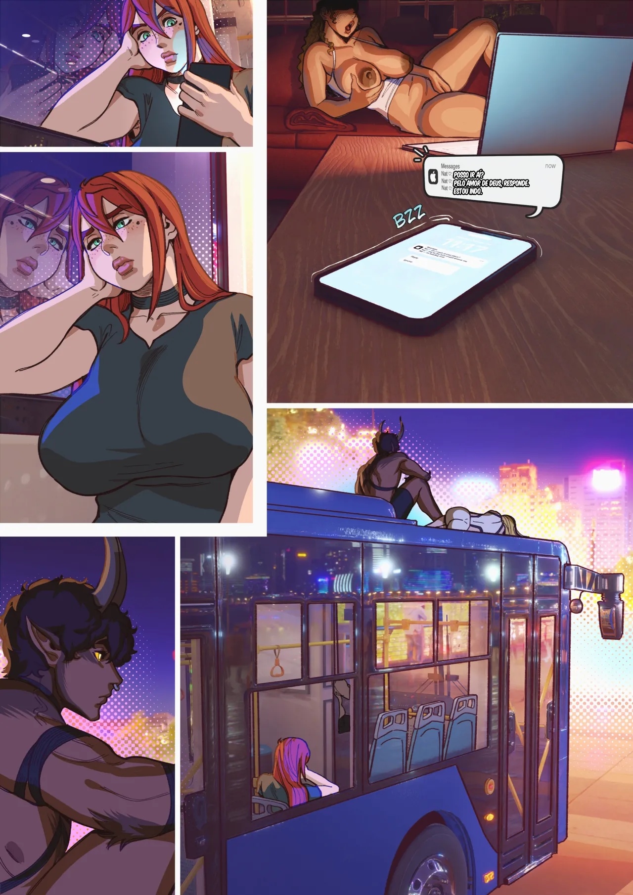 Between Heaven & Hell Part 2 Hentai pt-br 05