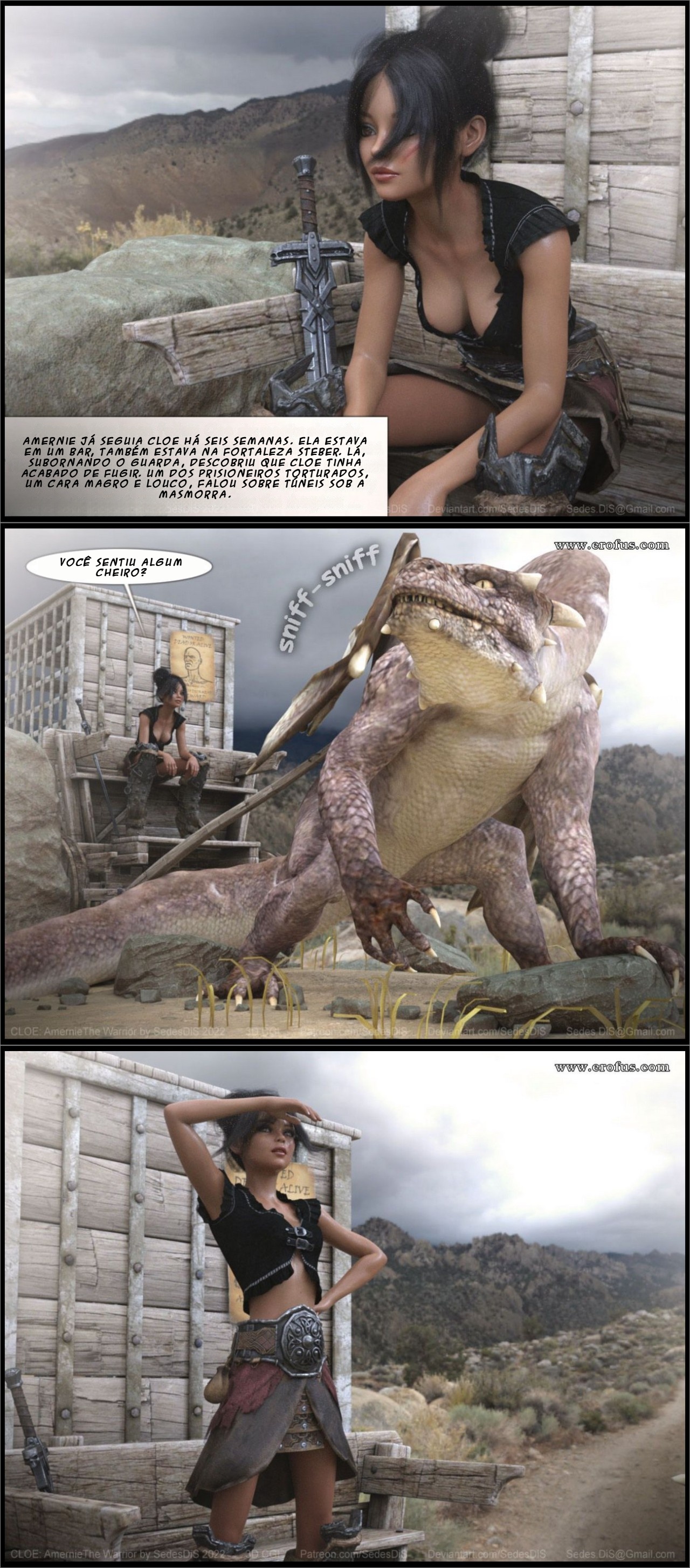 Cloe: Amernie The Warrior Hentai pt-br 11