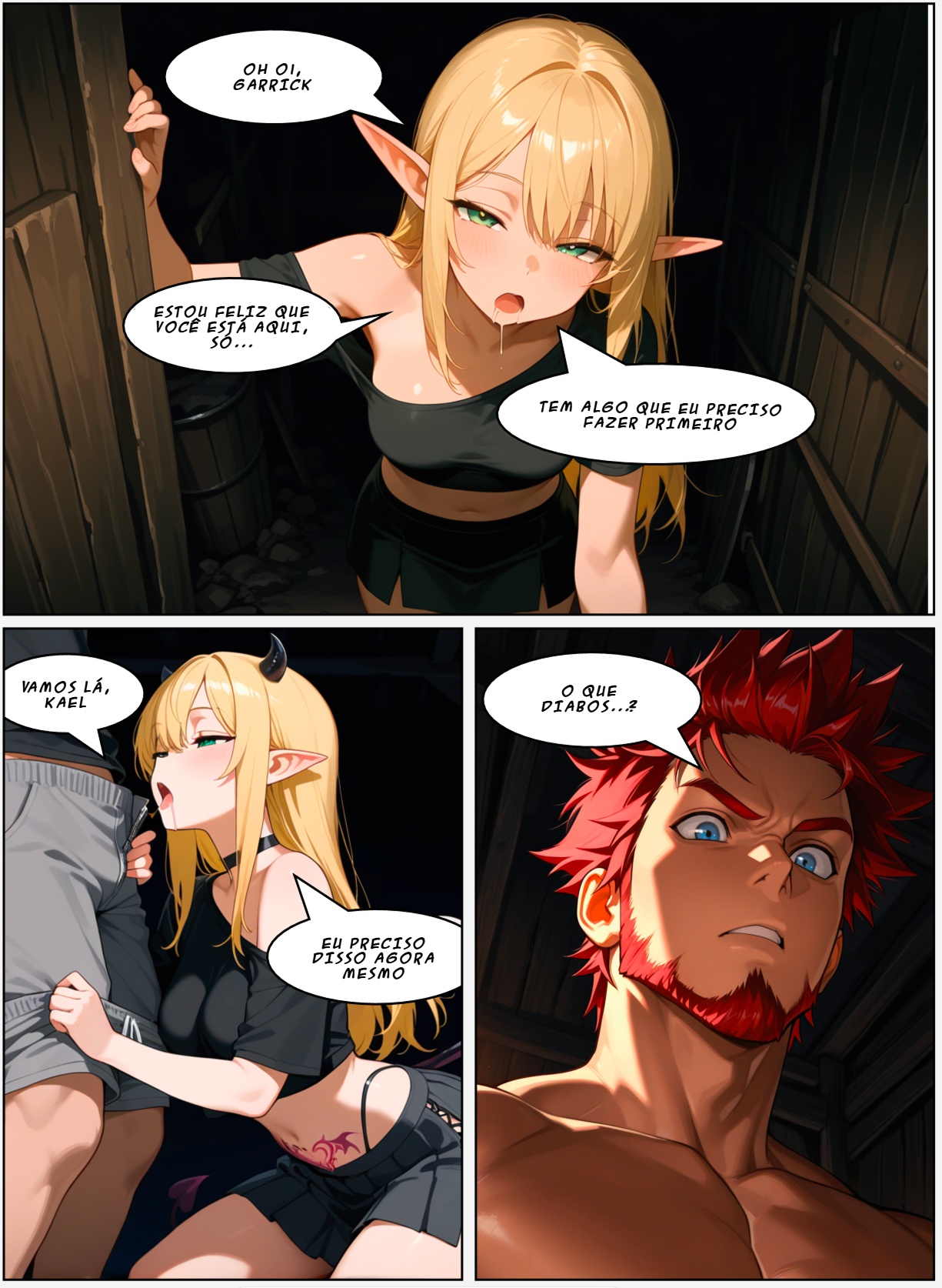 Fall Of The Holy Paladin Part 2: Liara's Descent Hentai pt-br 54