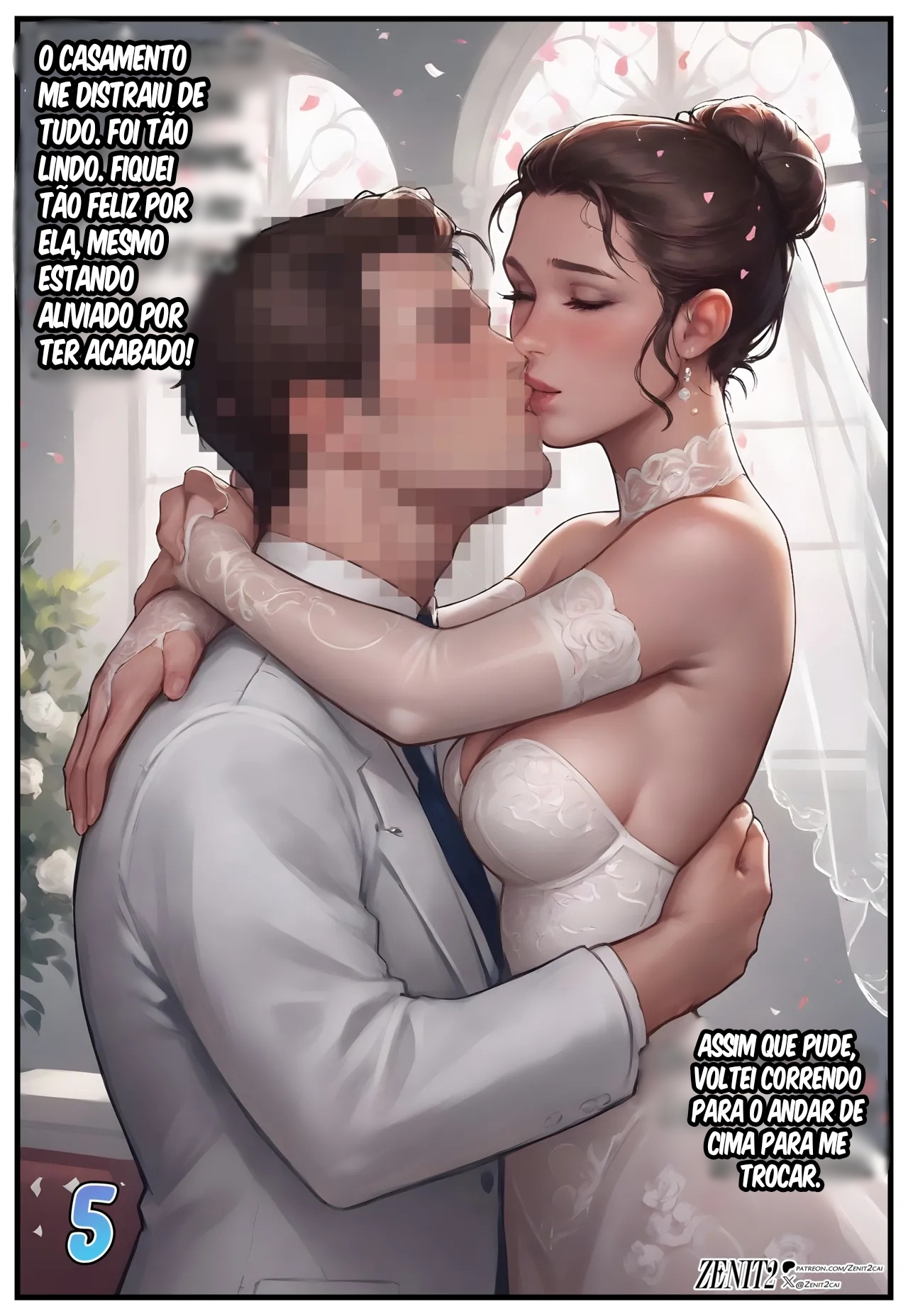 Filling In For The Bridesmaid Hentai pt-br 06