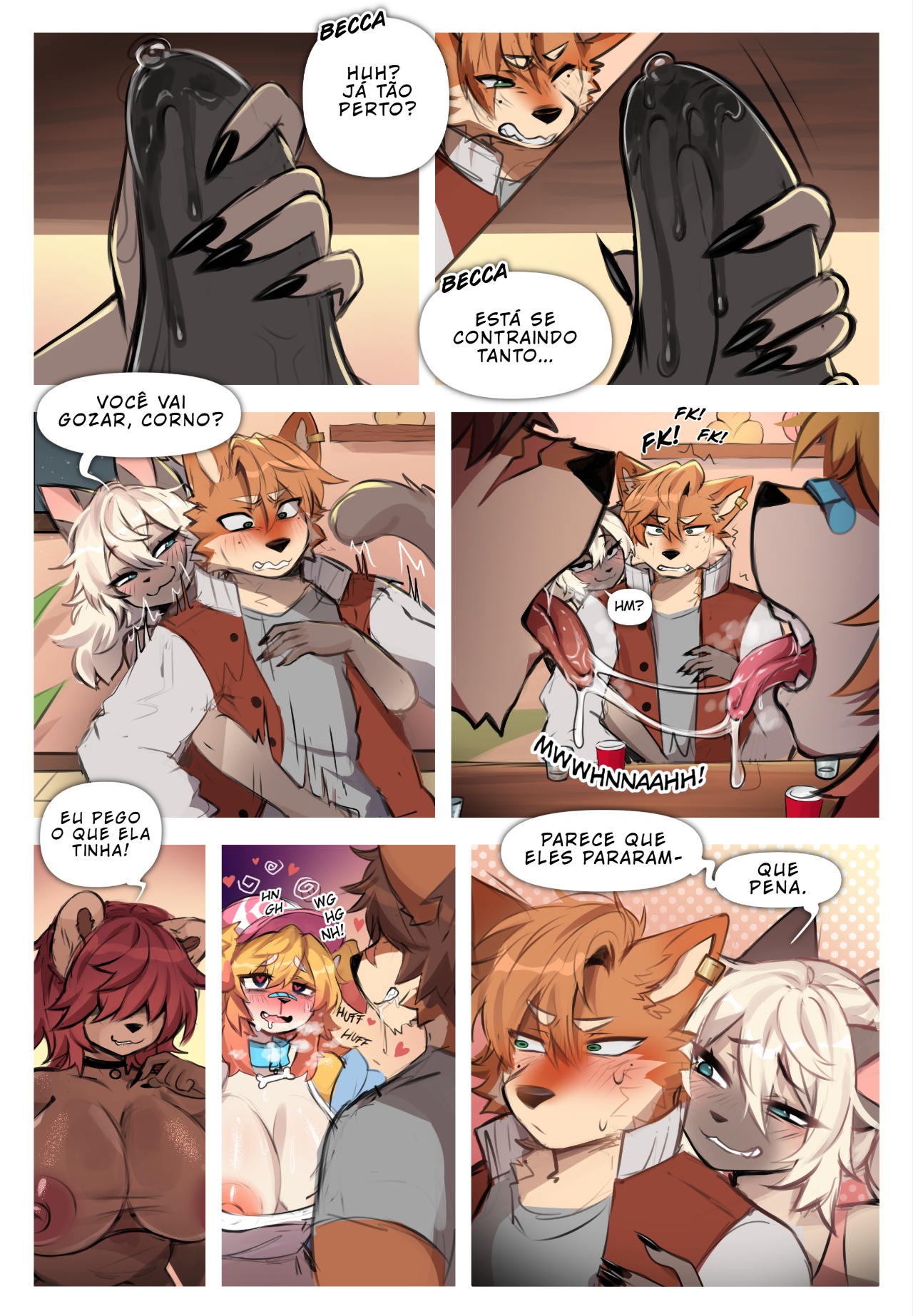 First Cum, First Serve! Hentai pt-br 40